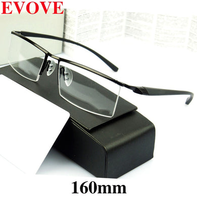 Evove 160mm Oversized Eyeglasses Frame Men Wide Face Glasses Frame Man Eyewear for Optic Myopia Diopter Anti Blue Photochromic