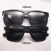 Load image into Gallery viewer, Evove 160mm Oversized Sunglasses Male Polarized Sun Glasses for Men Women Big Large Face Eyewear Flat Top Steampunk Shades