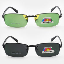 Load image into Gallery viewer, Evove Clip on Polarized Sunglasses Men Magnetic Driving Sun Glasses for Man Myopia Diopter Eyeglasses Frame Driver Night Sight