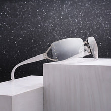 Load image into Gallery viewer, Evove Diamond Sunglasses Women One-piece  Brand Sun Glasses for Woman Rhinestone Ladies Female Shades 2022  Case Free