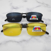 Load image into Gallery viewer, Evove Magnetic Sunglasses Male Polarized Glasses Frame with 2 Clips Day Night Driving Optical Myopia Diopter Eyewear