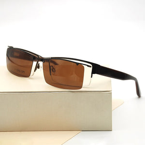 Evove Magnetic Sunglasses Polarized Men Clip on Sun Glasses for Man Driving Myopia Diopter Driver Fit Over Eyeglasses Anti Polar