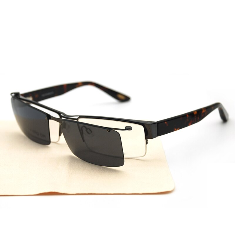 Evove Magnetic Sunglasses Polarized Men Clip on Sun Glasses for Man Driving Myopia Diopter Driver Fit Over Eyeglasses Anti Polar