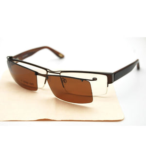 Evove Magnetic Sunglasses Polarized Men Clip on Sun Glasses for Man Driving Myopia Diopter Driver Fit Over Eyeglasses Anti Polar
