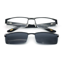 Load image into Gallery viewer, Evove Magnetic Sunglasses Polarized Men Clip on Sun Glasses for Man Driving Myopia Diopter Driver Fit Over Eyeglasses Anti Polar