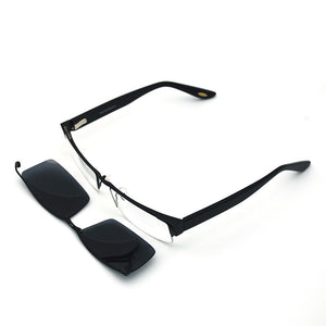 Evove Magnetic Sunglasses Polarized Men Clip on Sun Glasses for Man Driving Myopia Diopter Driver Fit Over Eyeglasses Anti Polar