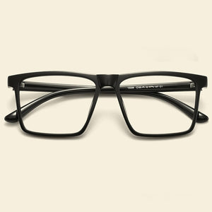 Evove Oversized Eyeglasses Men Women Square TR90 Glasses Frame Man Transparent Eyewear for Prescription Optic Lens