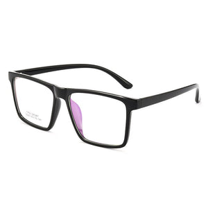 Evove Oversized Eyeglasses Men Women Square TR90 Glasses Frame Man Transparent Eyewear for Prescription Optic Lens