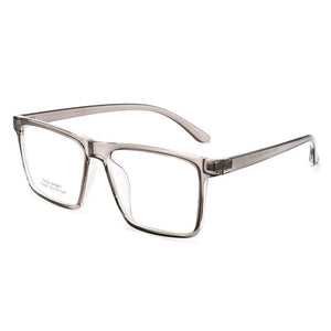 Evove Oversized Eyeglasses Men Women Square TR90 Glasses Frame Man Transparent Eyewear for Prescription Optic Lens