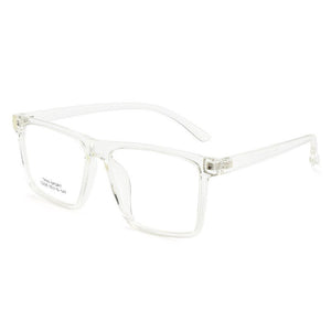 Evove Oversized Eyeglasses Men Women Square TR90 Glasses Frame Man Transparent Eyewear for Prescription Optic Lens