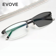 Load image into Gallery viewer, Evove Photochromic Glasses Men Chameleon Sunglasses Male Myopia Diopter semi rimless driving eyeglasses