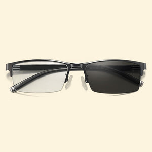 Evove Photochromic Sunglasses Men Myopia Glasses for Driving Transition Chameleon Change to Grey Anti Polar Reflection