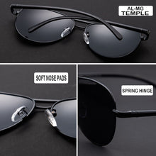 Carica l'immagine nel visualizzatore di Gallery, Excellent Quality Vintage Aluminum Polarized Sunglasses For Men Women Fishing Driving Retro Glasses Mens Shades UV Protection