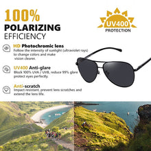 Carica l'immagine nel visualizzatore di Gallery, Excellent Quality Vintage Aluminum Polarized Sunglasses For Men Women Fishing Driving Retro Glasses Mens Shades UV Protection