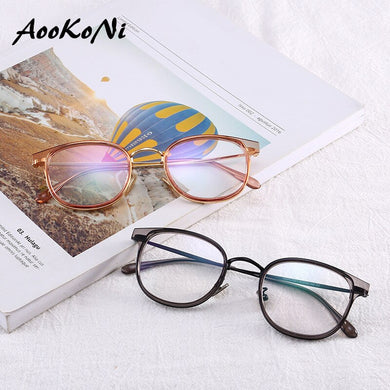 Explosion TR90 Metal Alloy Glasses Frame Men Myopia Eye Glass Prescription Eyeglasses 2023 Korean Square Optical Frames Eyewear