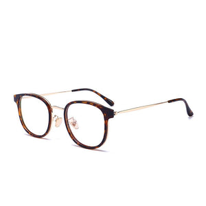 Explosion TR90 Metal Alloy Glasses Frame Men Myopia Eye Glass Prescription Eyeglasses 2023 Korean Square Optical Frames Eyewear