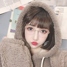Load image into Gallery viewer, Exquisite Diamond Optical Eyeglasses Frames RX Prescription Myopia Cat Eye Metal Custom Diopter Glasses Women Retro