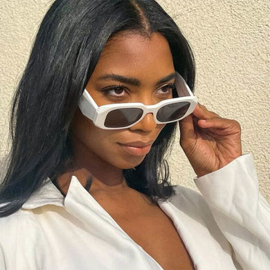 Eye-Catching Brand Designer Sunglasses 2023 Weird Acetate Retro Square Sun Glasses Women Men Trendy Cool Black White Shades