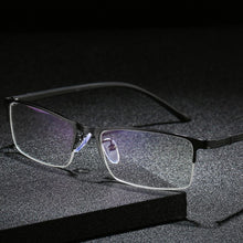 Load image into Gallery viewer, Eye Protection Half Frame Vintage Ultra Light Frame Computer Goggles Anti-Blue Light Glasses Business Reading Glasses
