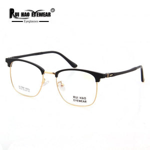 Eyebrow Eyeglasses Frame Rui Hao Eyewear Retro Glasses Frame Men Super Light Ultem Spectacles Frames 18137