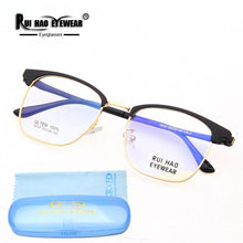 Load image into Gallery viewer, Eyebrow Eyeglasses Frame Rui Hao Eyewear Retro Glasses Frame Men Super Light Ultem Spectacles Frames 18137