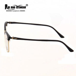 Eyebrow Eyeglasses Frame Rui Hao Eyewear Retro Glasses Frame Men Super Light Ultem Spectacles Frames 18137