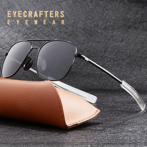 Eyecrafters Designer Classic Mens Polarized Sunglasses Driving Metal Frame Pilot Sunglasses Eyewear 3025