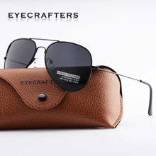 Load image into Gallery viewer, Eyecrafters Designer Classic Mens Polarized Sunglasses Driving Metal Frame Pilot Sunglasses Eyewear 3025