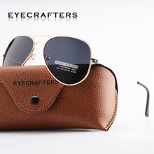 Load image into Gallery viewer, Eyecrafters Designer Classic Mens Polarized Sunglasses Driving Metal Frame Pilot Sunglasses Eyewear 3025