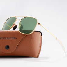 Load image into Gallery viewer, Eyecrafters Designer Classic Mens Polarized Sunglasses Driving Metal Frame Pilot Sunglasses Eyewear 3025
