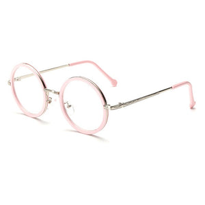 Eyecrafters Retro Lady's Round Eyewear Frame  Men Women Clear Lens Optical Eyeglasses Frame Spectacle Frame Vintage