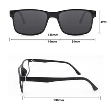 Load image into Gallery viewer, Eyeezi Polarized Sunglasses With Magnetic Clip-on Eyeglasses Frame Men Women Blue Light Blocking Optical Glasses Frames