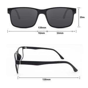 Eyeezi Polarized Sunglasses With Magnetic Clip-on Eyeglasses Frame Men Women Blue Light Blocking Optical Glasses Frames