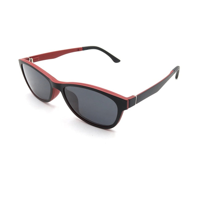 Eyeezi TR90 Anti Blue Light Optical Glasses Frames Polarized Sunglasses With Magnetic Clip Men Women Computer Eyeglasses