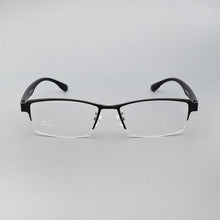 Load image into Gallery viewer, Eyeglasses Frame Alloy Male Big Belt Magnet Clip On Myopia Glasses Frame 3D Lens Polarized Sunglasses Sand Black  Night Vision