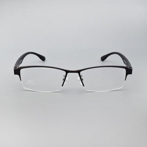 Eyeglasses Frame Alloy Male Big Belt Magnet Clip On Myopia Glasses Frame 3D Lens Polarized Sunglasses Sand Black  Night Vision