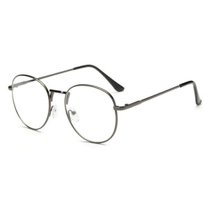 Eyeglasses Frame Round Glasses Optical Frame Full Rim Alloy Eyewear for Men and Women Prescription Eye Glasses Spectacles