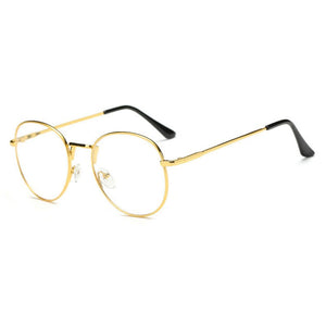 Eyeglasses Frame Round Glasses Optical Frame Full Rim Alloy Eyewear for Men and Women Prescription Eye Glasses Spectacles