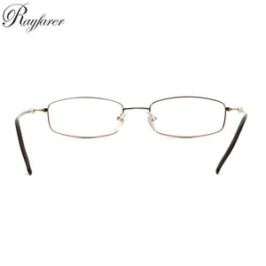 Eyeglasses Frames Eyewear Silver Black 180 Degrees Temple Stainless Steel Glasses Reading Myopia Optical N2009