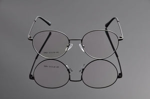 Eyeglasses Frames Men Fashionable Eyeglass Glasses Frame Brand Round Stainless Steel Glass Frame Women Eyewear Ev1155