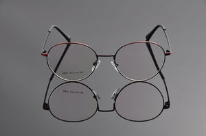 Eyeglasses Frames Men Fashionable Eyeglass Glasses Frame Brand Round Stainless Steel Glass Frame Women Eyewear Ev1155