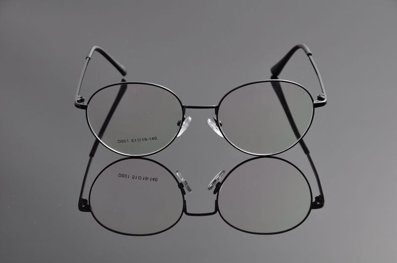 Eyeglasses Frames Men Fashionable Eyeglass Glasses Frame Brand Round Stainless Steel Glass Frame Women Eyewear Ev1155