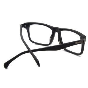 Eyeglasses Frames Optical Square Prescription Lenses Men Business Office Acetate Gentle Wood Look Vintage Demi Brown 98168