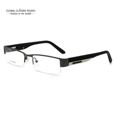 Eyeglasses Half Rim Small Size Stainless Steel With Acetate Eyewear Optical Frame Myopia And Reading Lens Available RO10678-C92