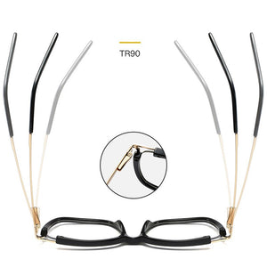 Eyeglasses Square glasses woman  fashion Clear lens Optical glasses frame women Metal Legs female oculos