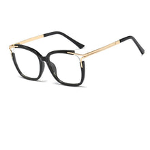 Load image into Gallery viewer, Eyeglasses Square glasses woman  fashion Clear lens Optical glasses frame women Metal Legs female oculos