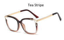 Load image into Gallery viewer, Eyeglasses Square glasses woman  fashion Clear lens Optical glasses frame women Metal Legs female oculos