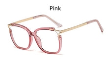 Load image into Gallery viewer, Eyeglasses Square glasses woman  fashion Clear lens Optical glasses frame women Metal Legs female oculos