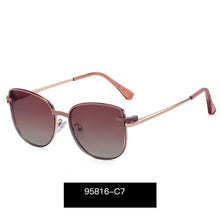 Load image into Gallery viewer, Eyeglasses frames Polarized Magnet Clip glasses frame women Myopia Prescription Glasses Optical sunglasses Metal Eyewear