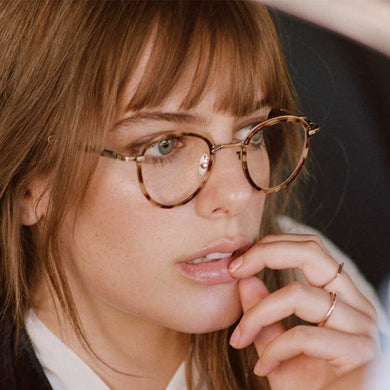 Eyeglow Designer Vintage Eyeglasses Frame Women's glasses Metal  Round Frame for Men Round Retro Prescription glasses